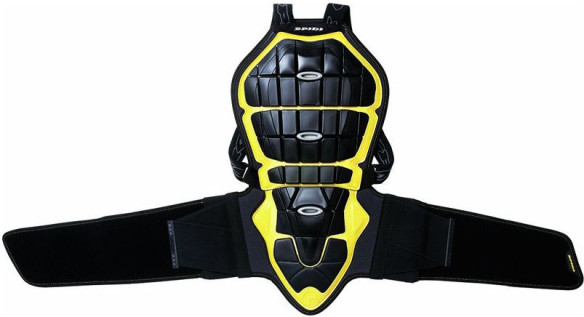 Protectie Moto Spate Warrior Black Yellow H160-170 2021
