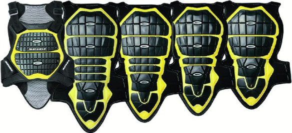 Protectie Moto Piept si Spate Defender Black Yellow H170-180 2021