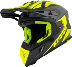 Casca Moto MX Titanium Carbon Neon Yellow 2021