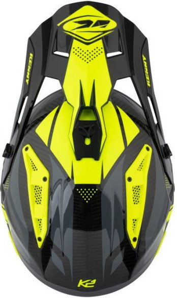 Casca Moto MX Titanium Carbon Neon Yellow 2021