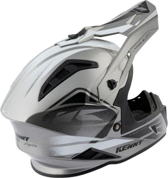 Casca Moto MX Titanium Grey Black 2021