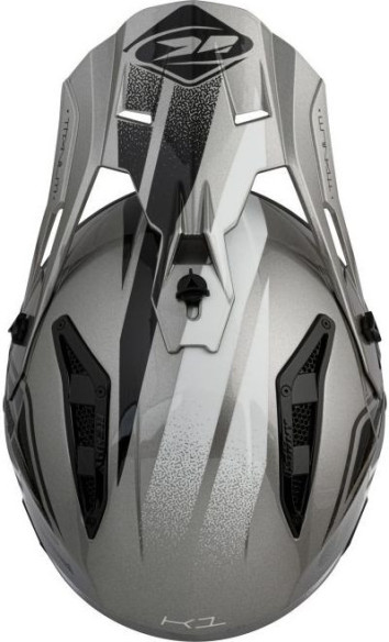 Casca Moto MX Titanium Grey Black 2021