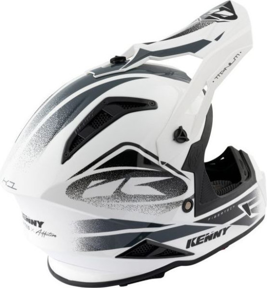 Casca Moto MX Titanium White Black 2021
