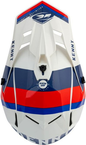 Casca Moto MX Performance White Blue Red 2021