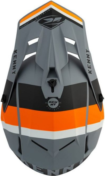 Casca Moto MX Performance Matt Grey Orange 2021