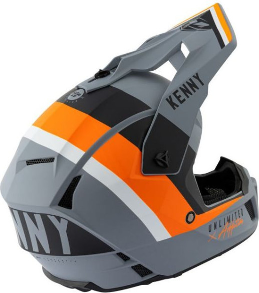 Casca Moto MX Performance Matt Grey Orange 2021