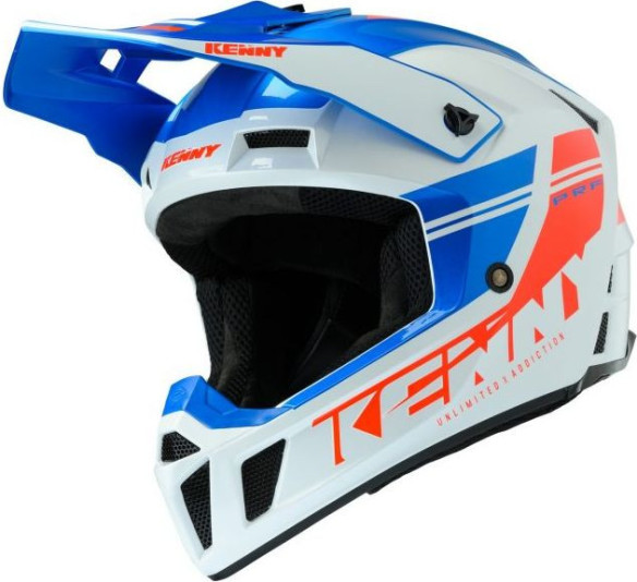 Casca Moto MX Performance Blue White Red 2020