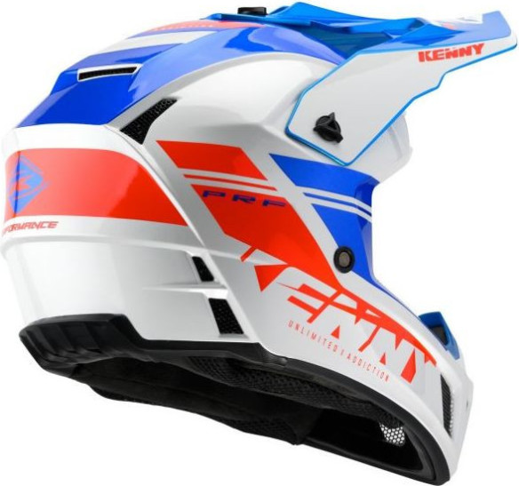 Casca Moto MX Performance Blue White Red 2020