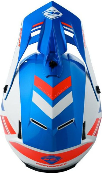 Casca Moto MX Performance Blue White Red 2020