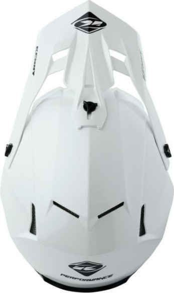 Casca Moto MX Performance Solid White Pearl 2020
