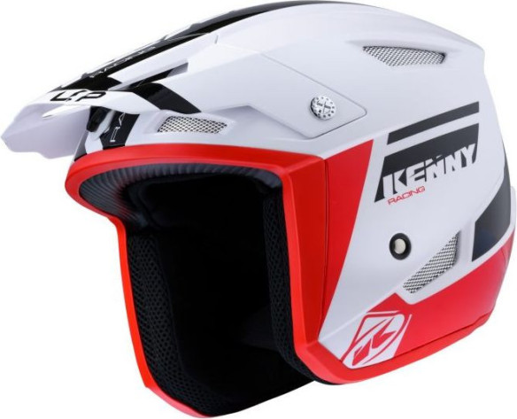 Casca Moto Jet Trial Up Black Red 2020