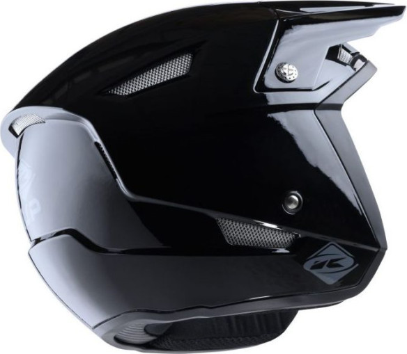 Casca Moto Jet Trial Up Solid Black 2020