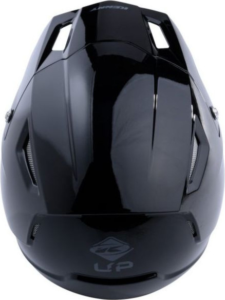 Casca Moto Jet Trial Up Solid Black 2020