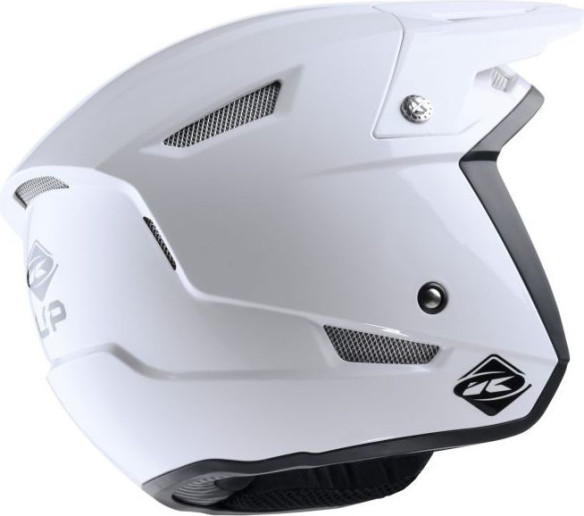 Casca Moto Jet Trial Up Solid White 2020