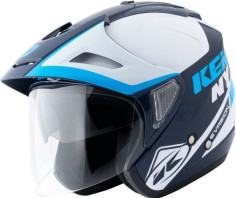 Casca Moto Jet Evasion Navy Blue White 2021