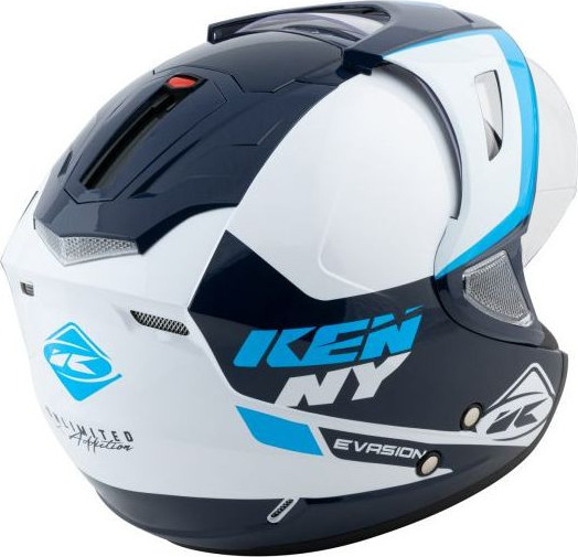 Casca Moto Jet Evasion Navy Blue White 2021