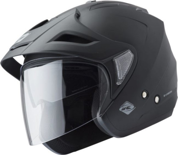 Casca Moto Jet Evasion Solid Matt Black 2019