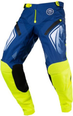 Pantaloni Moto MX Titanium Navy Neon Yellow 2021