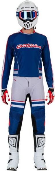 Pantaloni Moto MX Outsiders Grey Blue 2020