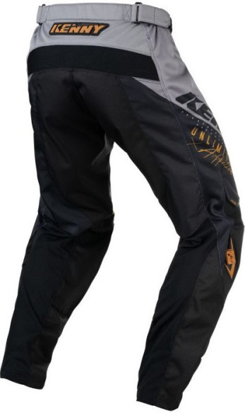 Pantaloni Moto MX Track Focus Adulte Grey Black Gold 2021