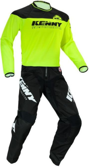 Pantaloni Moto MX Track Raw Kid Black White 2020
