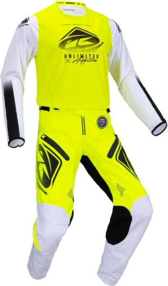 Tricou Moto MX Titanium Neon Yellow White 2021
