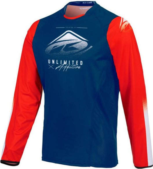 Tricou Moto MX Titanium Navy Red 2021