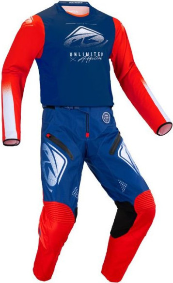 Tricou Moto MX Titanium Navy Red 2021