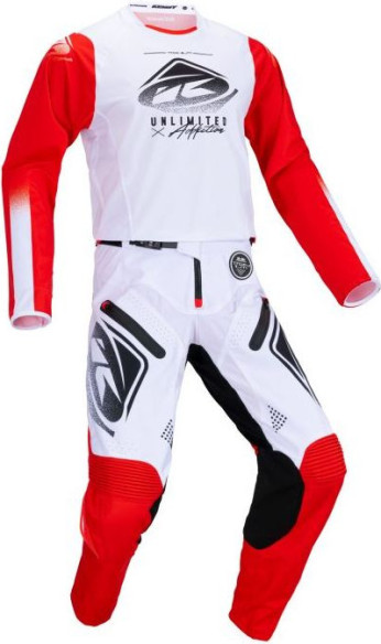 Tricou Moto MX Titanium Red White 2021
