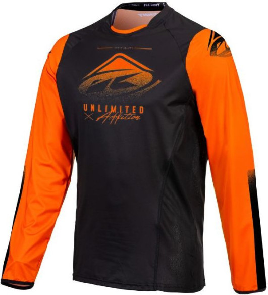 Tricou Moto MX Titanium Black Orange 2021
