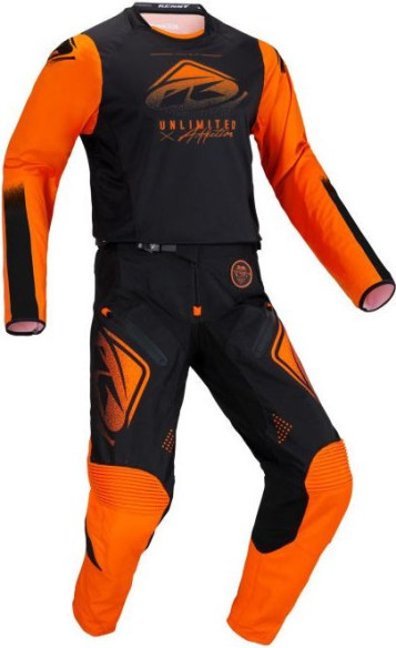 Tricou Moto MX Titanium Black Orange 2021