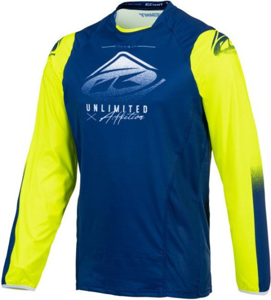 Tricou Moto MX Titanium Navy Neon Yellow 2021