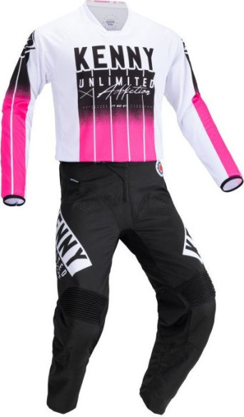 Tricou Moto MX Performance Stripes Black Pink 2021