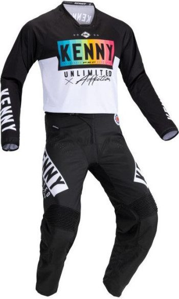 Tricou Moto MX Performance White Black 2021