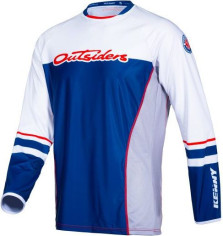 Tricou Moto MX Outsider Grey Blue 2021