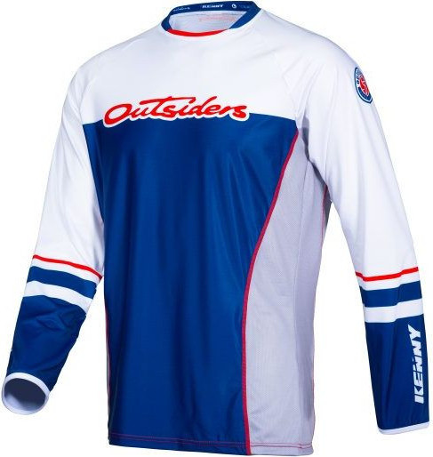 Tricou Moto MX Outsider Grey Blue 2021