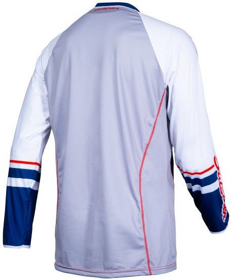 Tricou Moto MX Outsider Grey Blue 2021