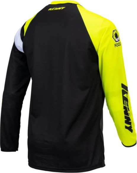 Tricou Moto MX Track Focus Neon Yellow 2021