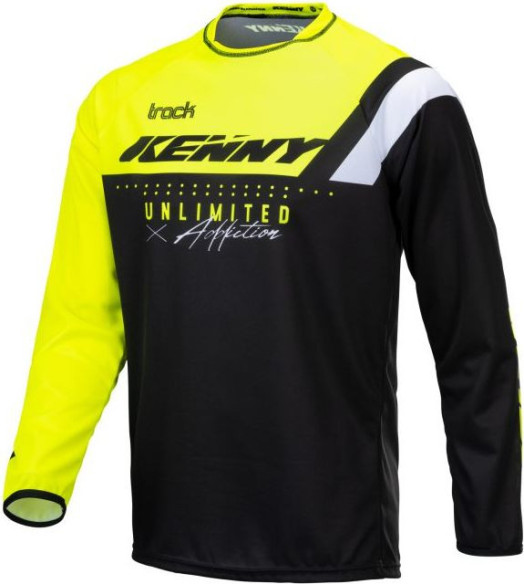 Tricou Moto Copii MX Track Focus Neon Yellow 2021