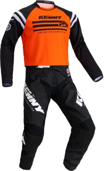 Tricou Moto Copii MX Track Raw Neon Orange 2021
