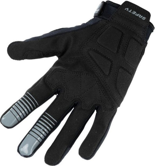 Manusi Moto MX Safety Black Grey 2021