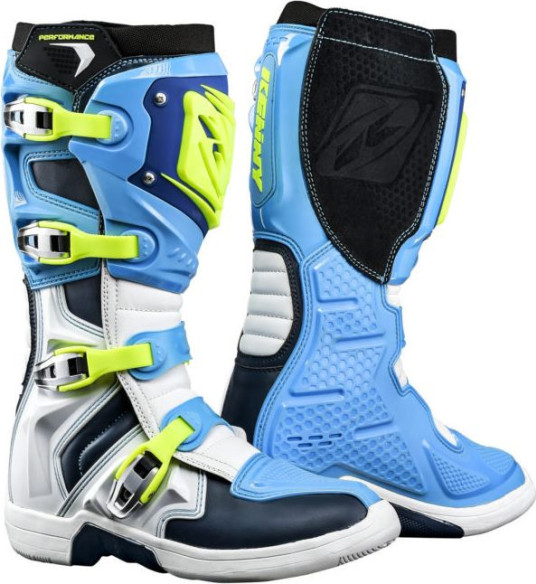 Cizme Moto MX Perfomance Cyan
