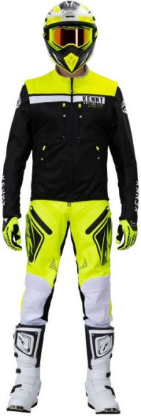 Geaca Moto MX Softshell Enduro Black Neon Yellow 2021