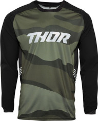 Tricou Enduro Terrain Green Camo