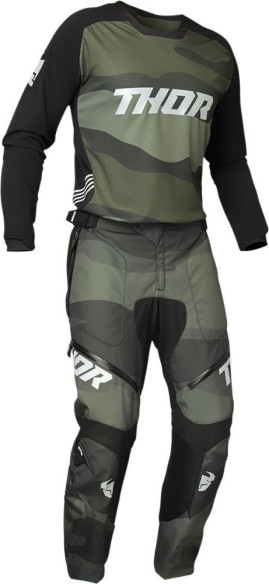 Tricou Enduro Terrain Green Camo