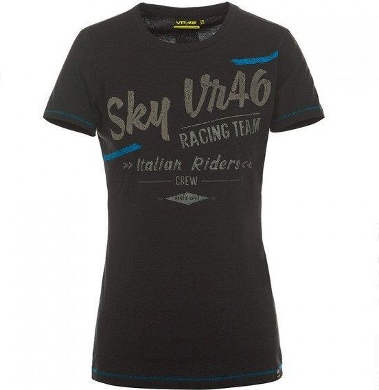 Tricou Dama SKY Italian Riders Crew Negru