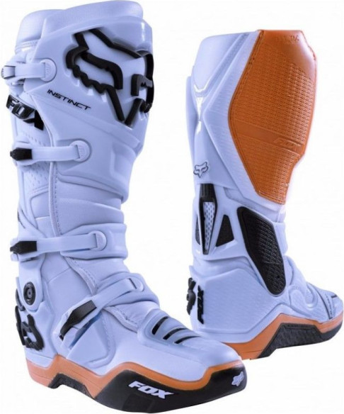 Cizme Moto MX Instinct Light Grey