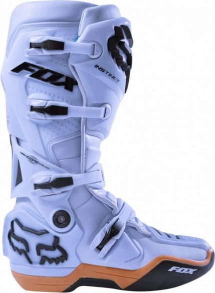 Cizme Moto MX Instinct Light Grey