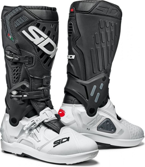 Cizme Moto Atojo SRS White-Black Limited Edition 2021