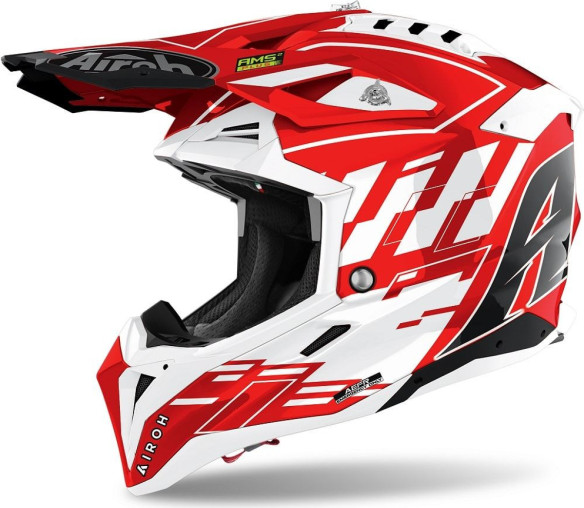 Casca Moto Enduro Aviator 3 Rampage Red Gloss